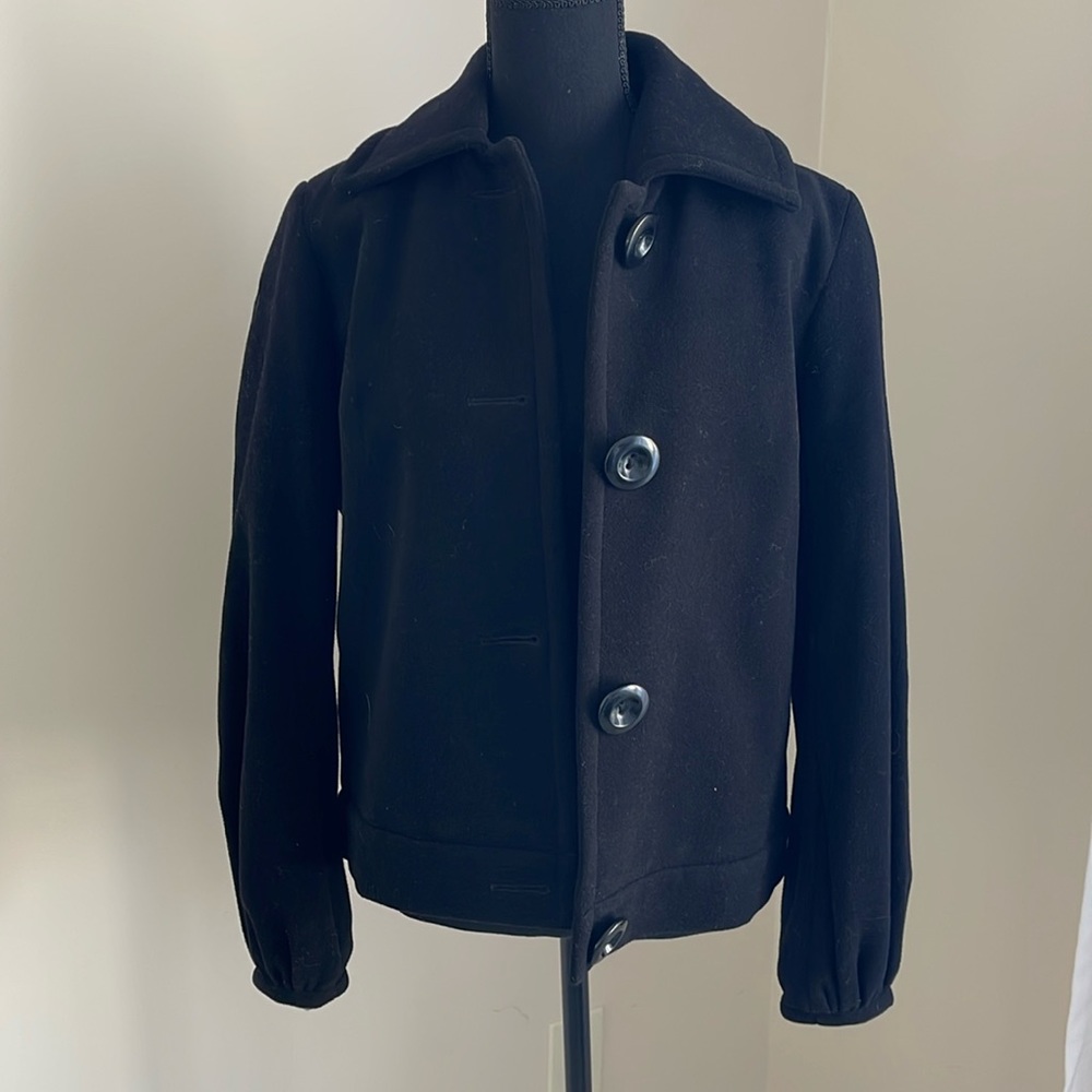 Next button bomber style jacket